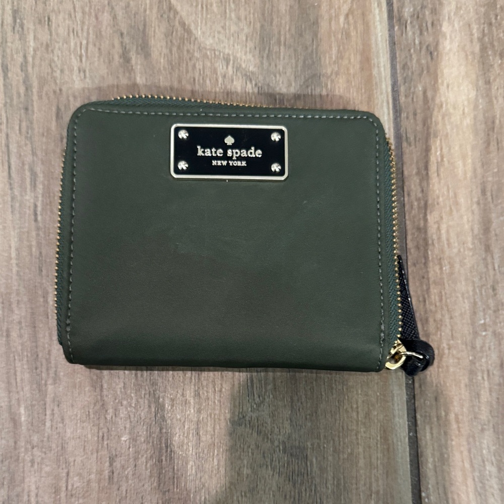 Kate Spade Olive Green Wallet